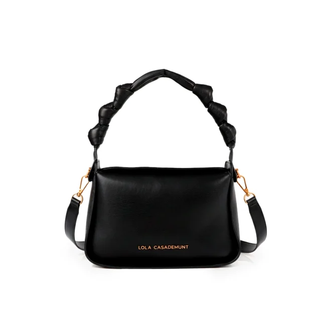 Publicsabateria: Tu tienda de calzado y accesorios 41 Bandolera Asa Nudos LS2604093 Negro de Lola Casademunt