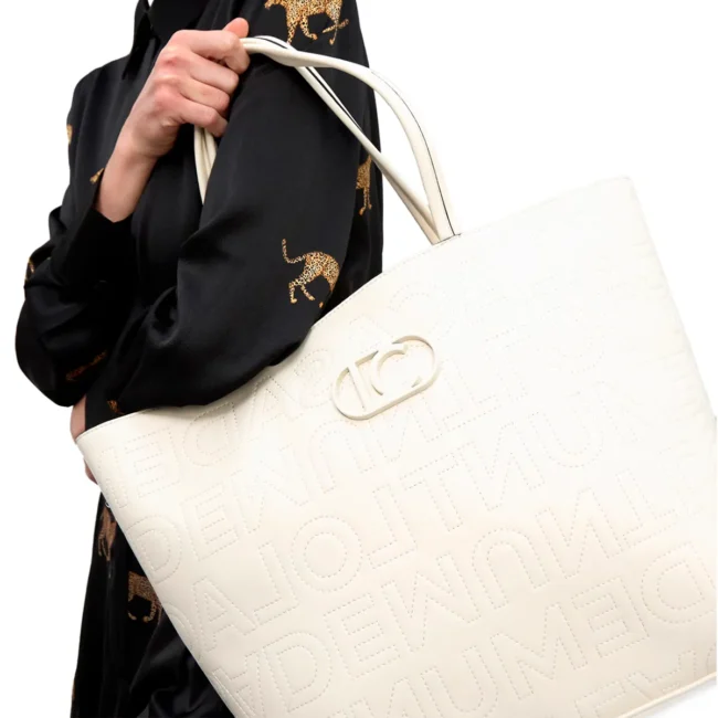 Publicsabateria: Tu tienda de calzado y accesorios 46 Shopper Monograma LS2604030 Crudo de Lola Casademunt